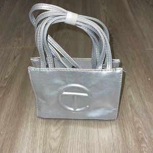 Silver TELFAR (Mini)